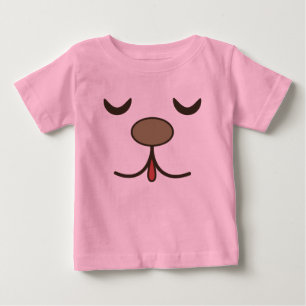 Adorable dog face pink  baby T-Shirt