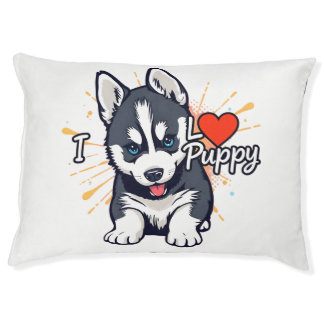 Adorable Dog Lover Design 2 Pet Bed