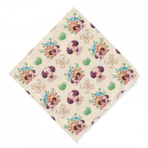 Adorable Dog Pattern Bandana