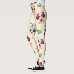 Adorable Dog Pattern Leggings