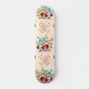 Adorable Dog Pattern Skateboard