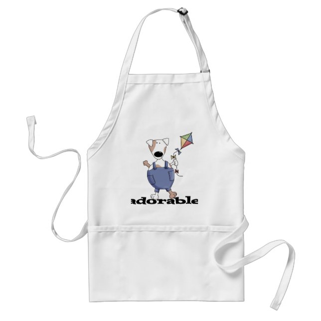 Adorable Dog T-shirts and Gifts Adult Apron (Front)