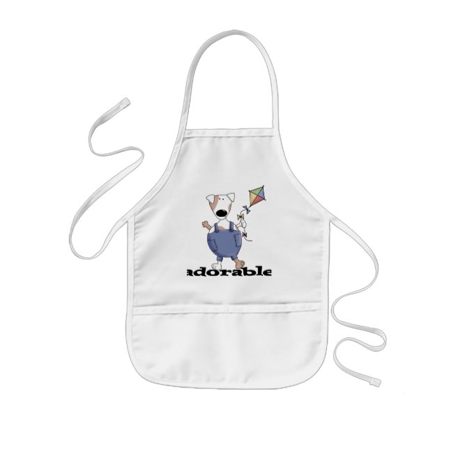 Adorable Dog T-shirts and Gifts Kids' Apron (Front)