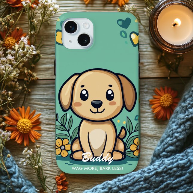 Adorable Dog Vibes - Playful & Cozy Charm Case-Mate iPhone Case (Creator Uploaded)
