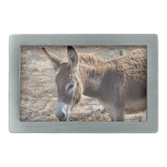 Adorable Donkey Belt Buckle (Front)