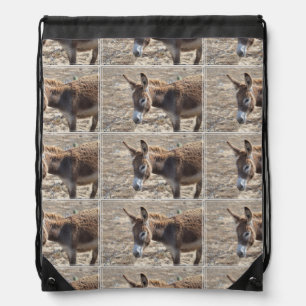 Adorable Donkey Drawstring Bag