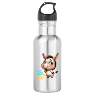 Adorable Donkey for Christmas 2024 - Perfect Gift Stainless Steel Water Bottle