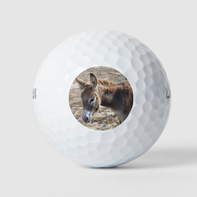Adorable Donkey Golf Balls (Front)