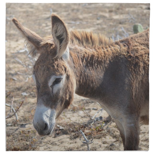 Adorable Donkey Napkin (Front)