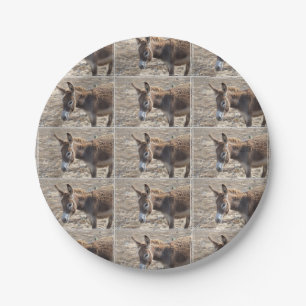 Adorable Donkey Paper Plates