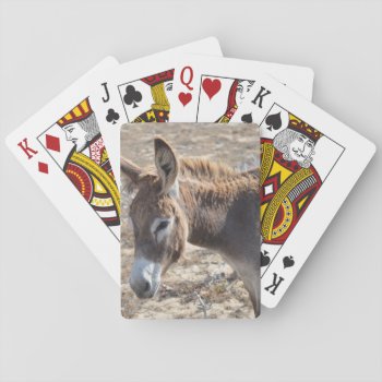 Adorable Donkey Playing Cards by WildlifeAnimals at Zazzle