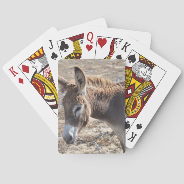 Adorable Donkey Poker Cards (Back)