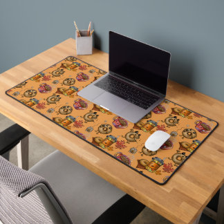 Adorable Donuts and Tea Desk Mat