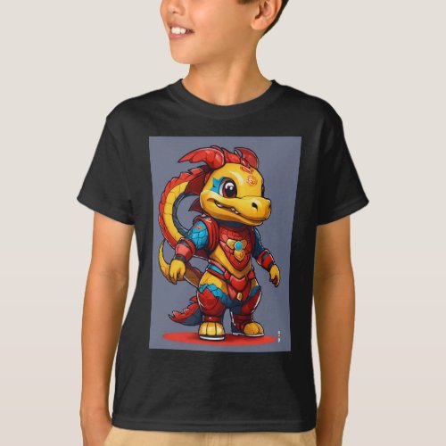 Adorable Dragon Skull Tee A Blend of Cuteness and T_Shirt
