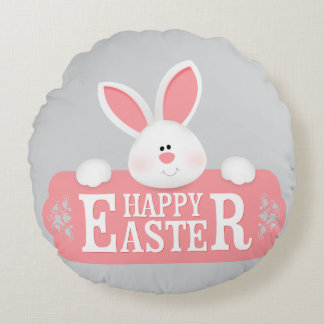 Adorable Easter Baby - Cute & Comfy 🐰🥚 Round Pillow
