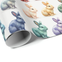 Adorable Easter Bunnies Gift Wrap