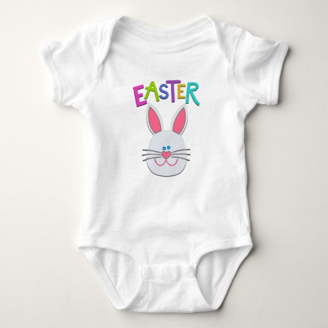 Adorable Easter Bunny Infant Bodysuit (Front)