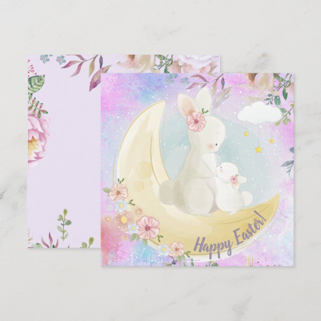 Adorable Easter Invitation (Front/Back)