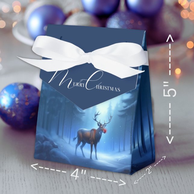 Adorable Editable Winter Wonderland Christmas Favor Boxes (Creator Uploaded)