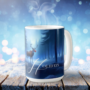 Adorable Editable Winter Wonderland Coffee Mug