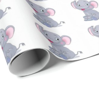 Adorable Elephant Wrapping paper