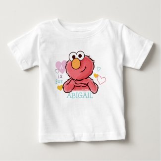 Adorable Elmo | Add Your Own Name Baby T-Shirt