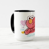 Adorable Elmo | Add Your Own Name Mug (Front Left)