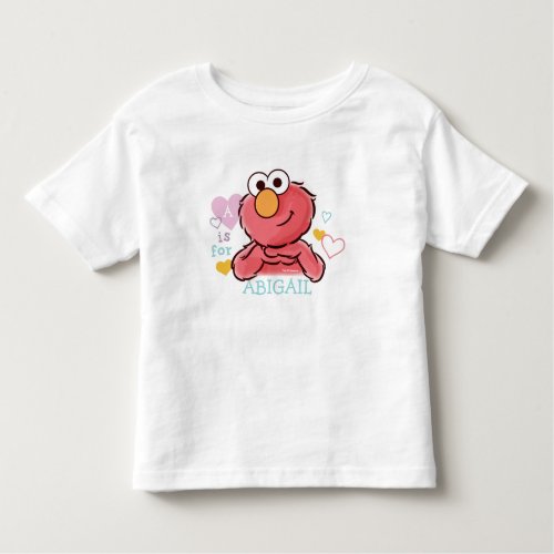Adorable Elmo  Add Your Own Name Toddler T_shirt