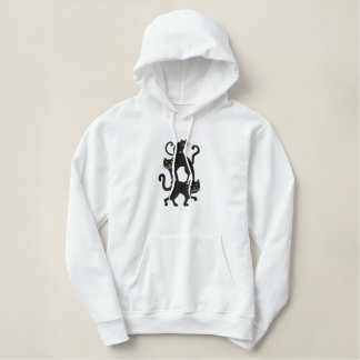 Adorable Embroidered Cat Sweatshirt