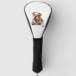 Adorable English Bulldog Puppy - Endearing Pet Por Golf Head Cover