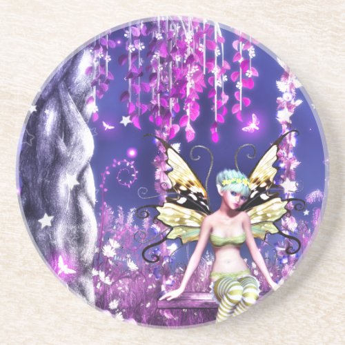 Adorable Fairy Drink Coaster