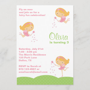 Adorable Fairy Invitations