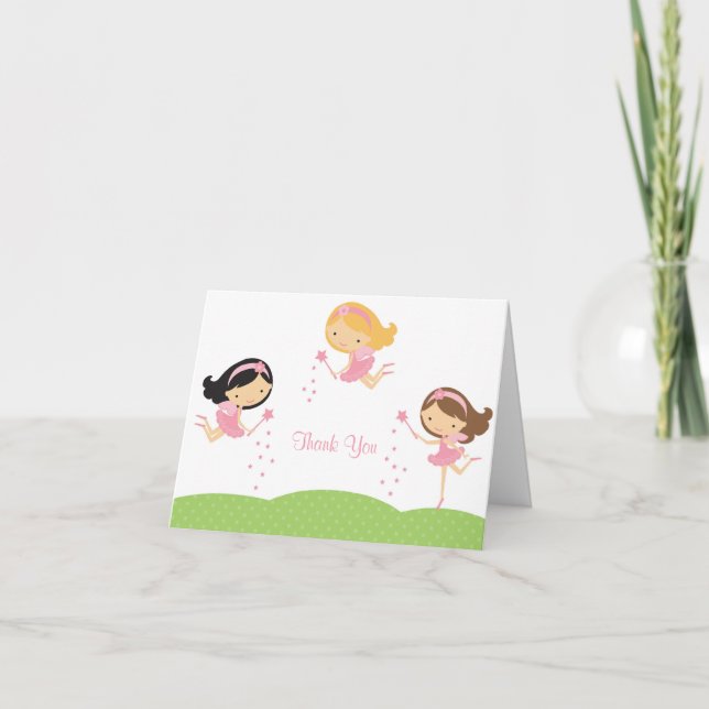Adorable Fairy Note Card (Front)