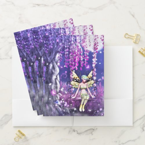 Adorable Fairy Pocket Folder