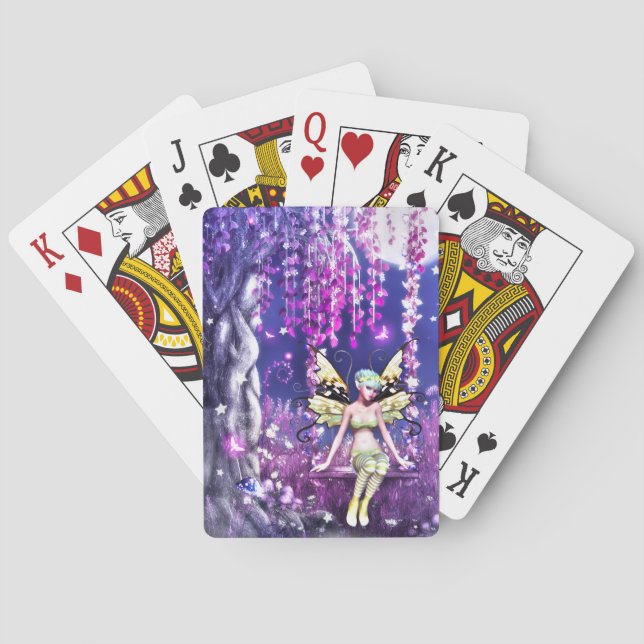 Adorable Fairy Poker Cards (Back)