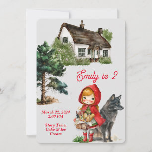 Adorable Fairytale Illustrated Invitation