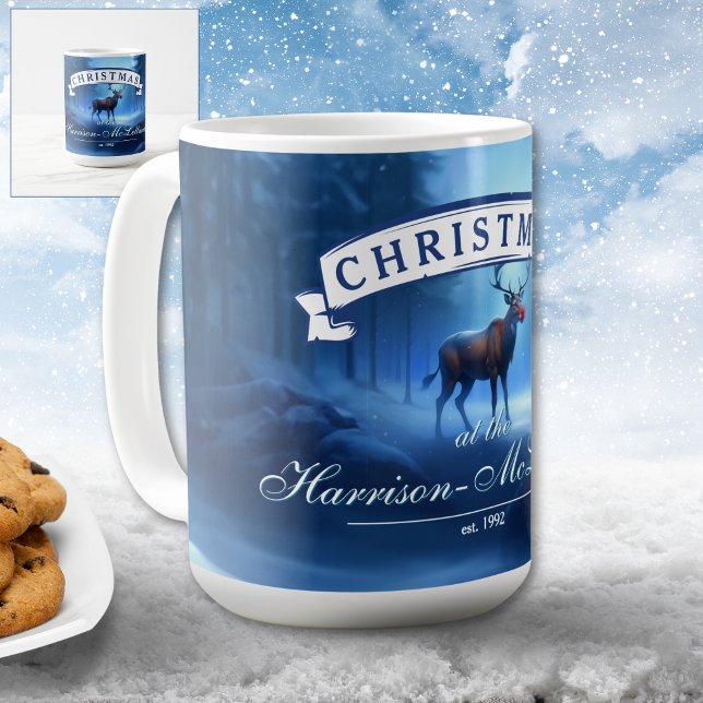 Adorable Family Name Winter Wonderland Christmas Coffee Mug (Creator Uploaded)