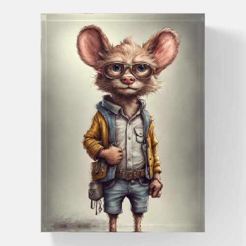 Adorable Fantasy Mouse_like Creature Shorts Jacket Paperweight