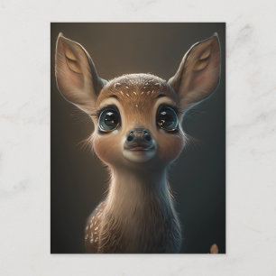 Adorable Fawn Postcard