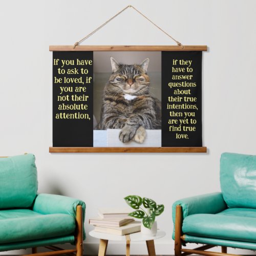 Adorable Feline Cat looking at you  Hanging Tapestry