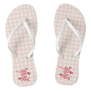 Adorable Feliz Dia Das Mães Flip Flops