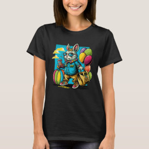 Adorable Festive Easter Kids Cute Easter Bunny Gra T-Shirt