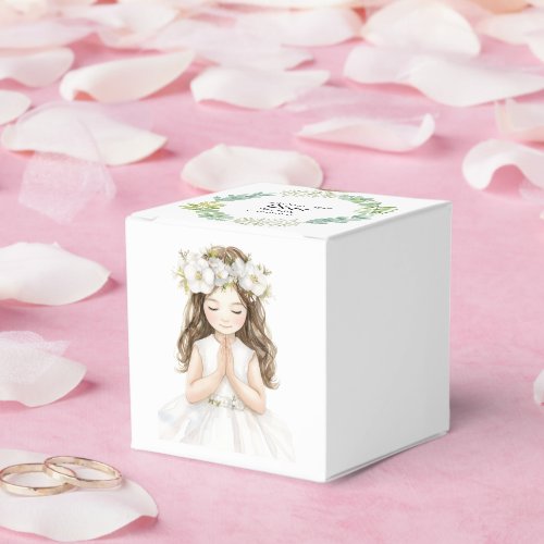Adorable First Holy Communion girl Favor Boxes