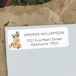 Adorable Floral Dog & Cat Pet Care Services White  Label