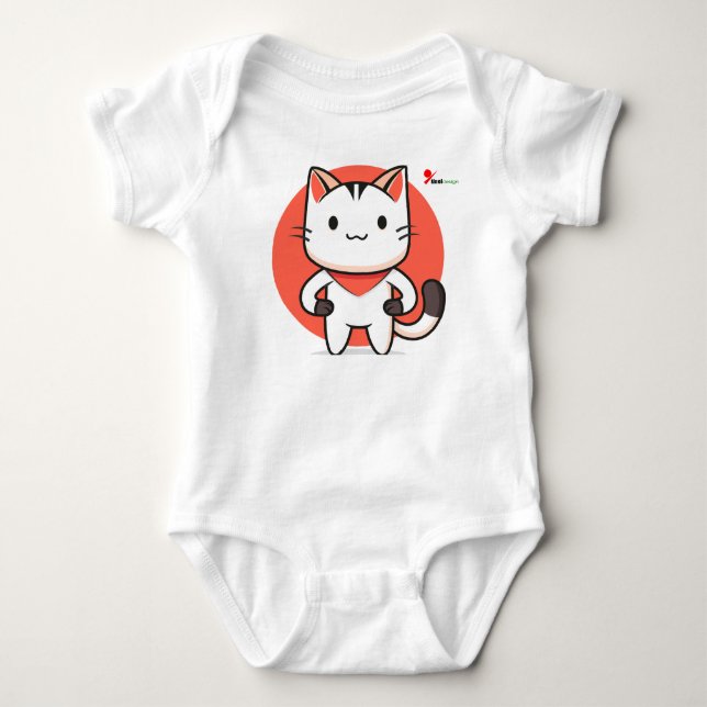 Adorable Flying Duck Baby T-Shirt | Toddler Animal Bodysuit (Front)