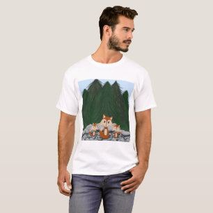 Adorable Fox Family T-Shirt