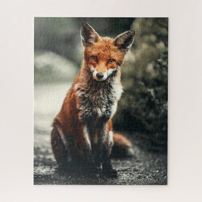 Adorable Fox Wildlife Forest Animal Jigsaw Puzzle (Vertical)