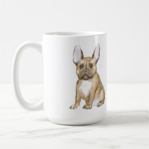 Adorable french bulldog puppy coffee mug