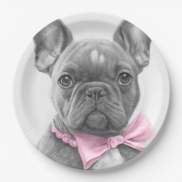 French bulldog 2025 paper plates