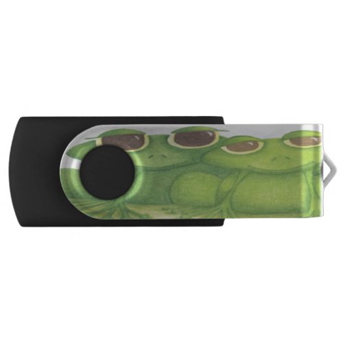 Adorable Frog Lovers Flash Drive